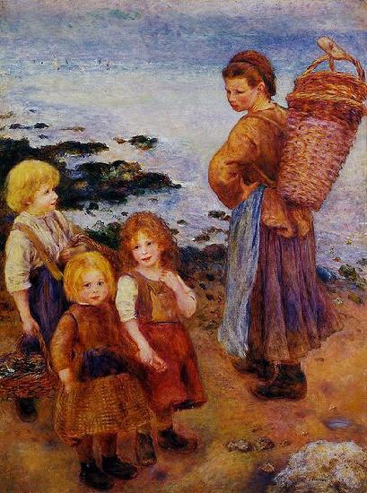 Pierre-Auguste Renoir Les pecheuses de moules a Berneval